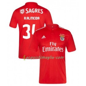 Divisa di Calcio Benfica Andre Almeida 34 Prima 2018/2019